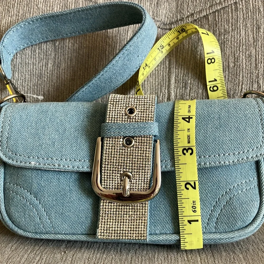 Claire’s Blue Denim Shoulder Bag - Picture 16 of 17